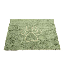 Load image into Gallery viewer, DGS Pet Products Dirty Dog Door Mat Medium Sage Hue 31 x 20 x 2 For Pet With Love