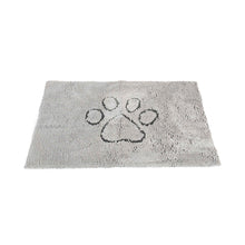 Load image into Gallery viewer, DGS Pet Products Dirty Dog Door Mat Small Silver Grey 23 x 16 x 2 For Pet With Love