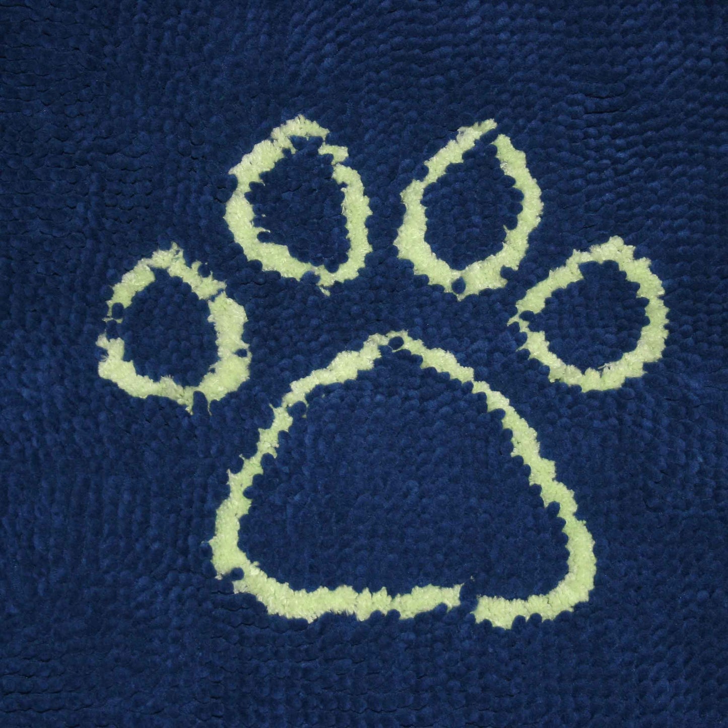 DGS Pet Products Dirty Dog Door Mat Small Marine/Lime Green 23 x 16 x 2 For Pet With Love