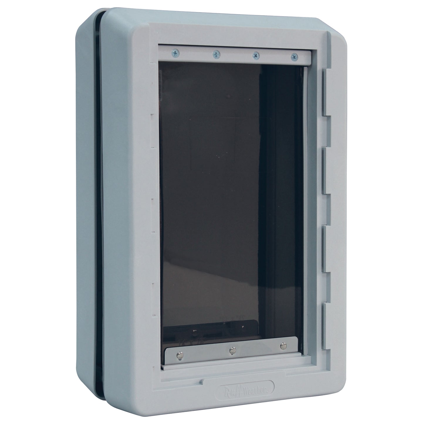 Ideal Pet Products Ruff-Weather Pet Door Medium Grey 5.56 x 11.37 x 17.50 For Pet With Love