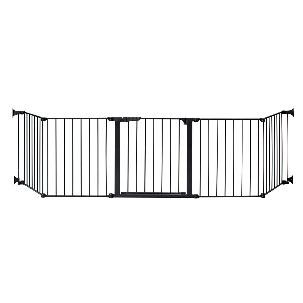 Kidco Auto Close HearthGate Pet Gate Black 126 x 31 For Pet With Love