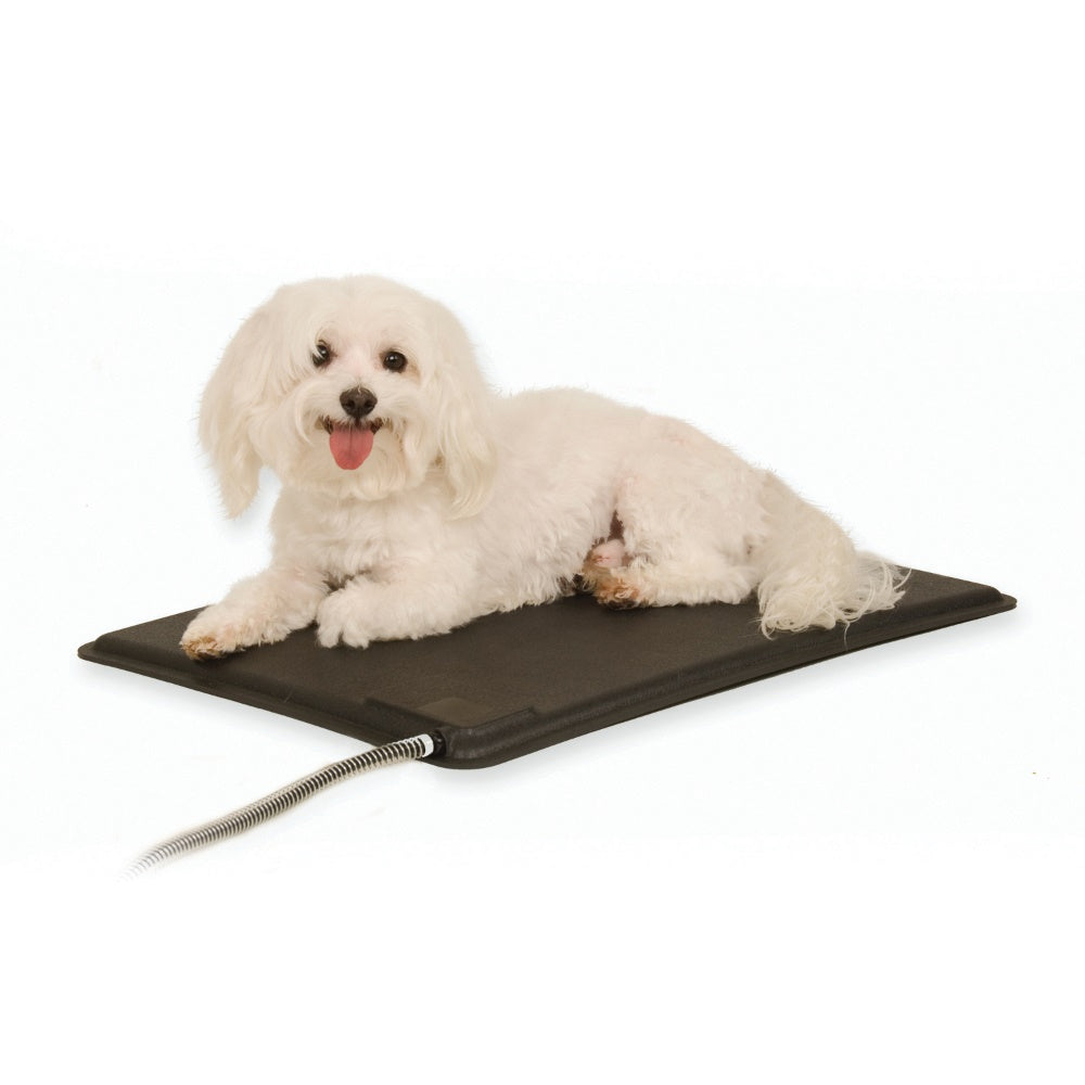 K&H Pet Products Lectro-Kennel Heated Pad Small Black 12.5 x 18.5 x 0.5 For Pet With Love