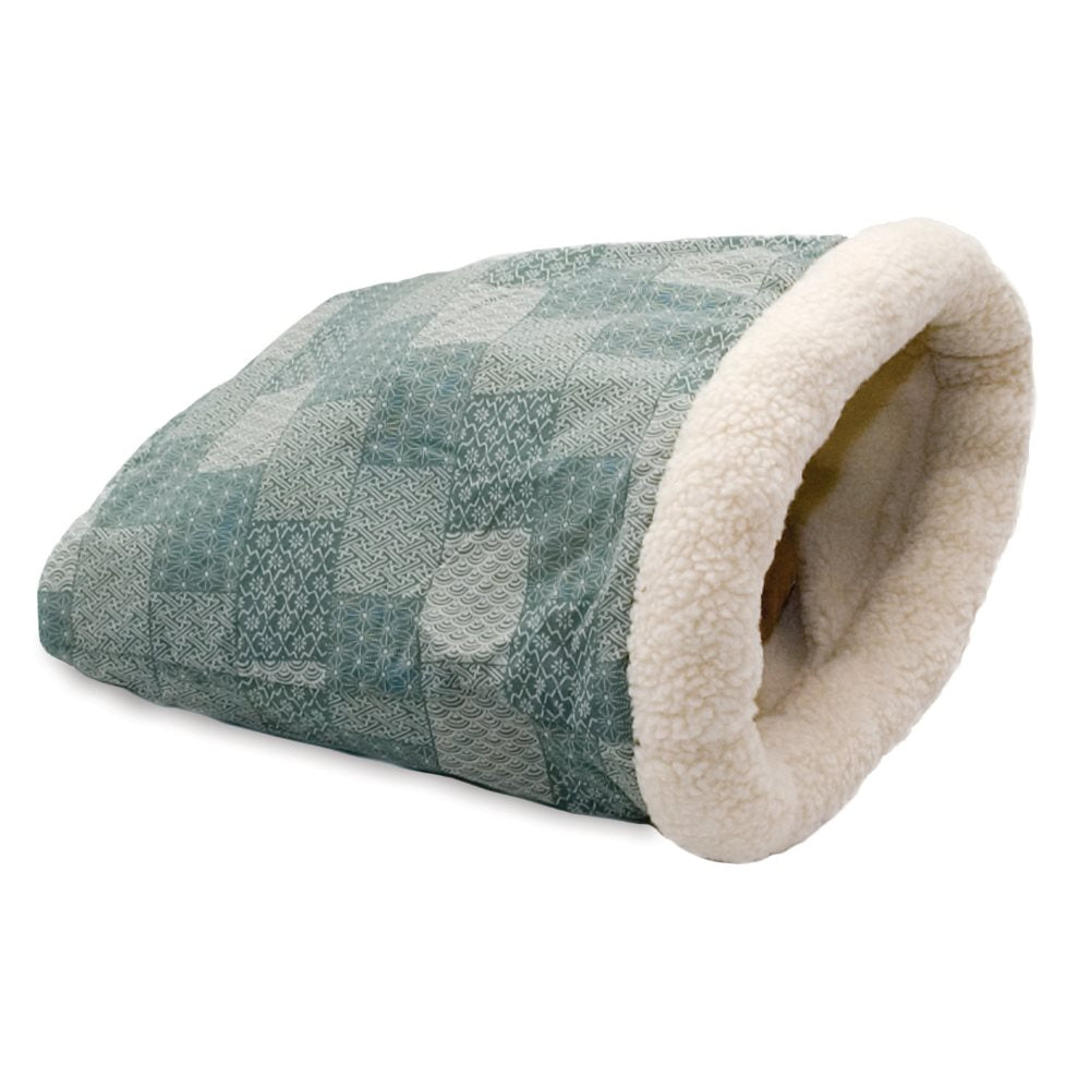 K&H Pet Products Kitty Crinkle Sack Teal 17 x 17.5 x 4.5 For Pet With Love