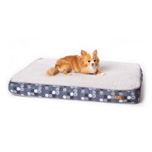 Load image into Gallery viewer, K&H Pet Products Superior Orthopedic Dog Bed Small Gray 27 x 36 x 4 For Pet With Love