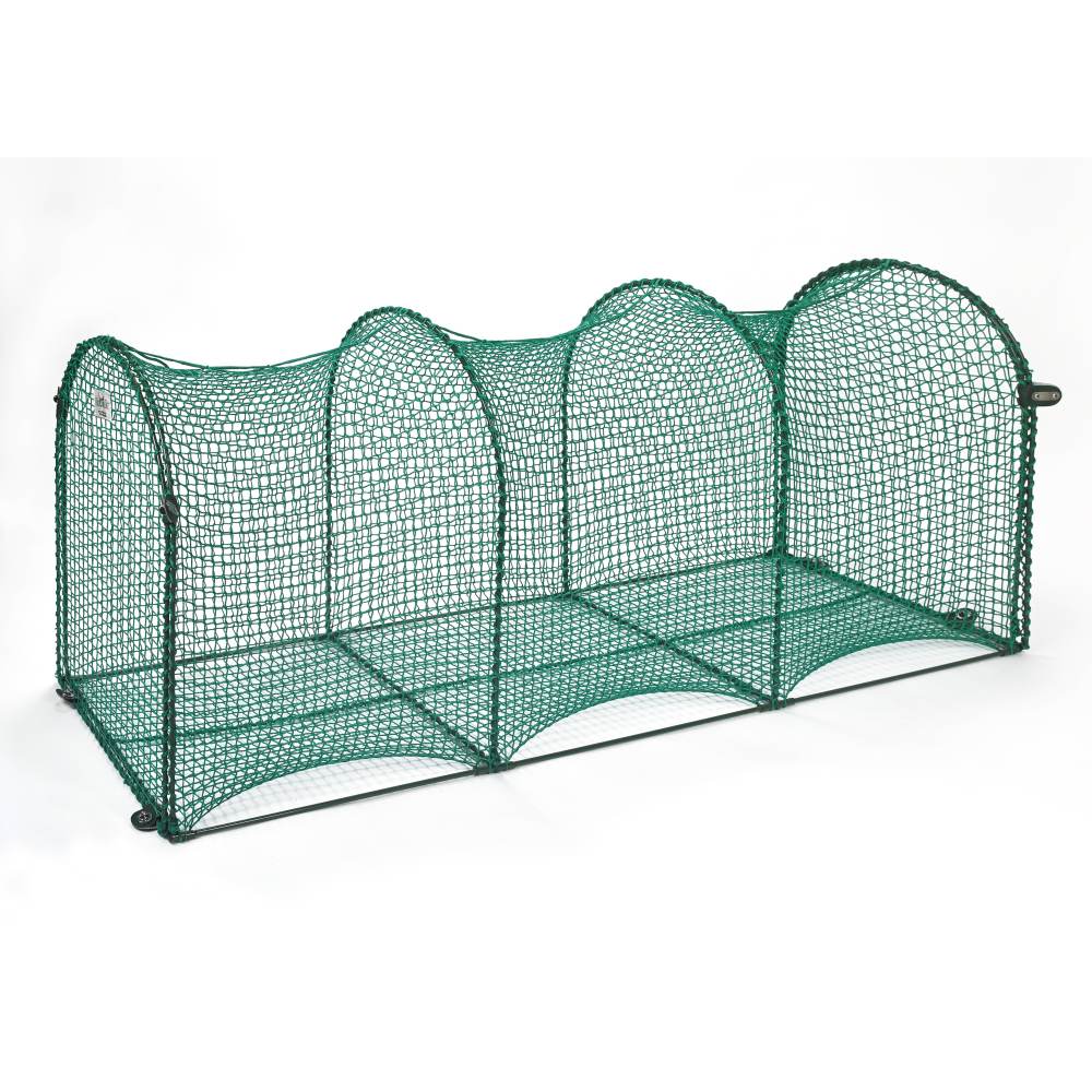Kittywalk Deck and Patio Outdoor Cat Enclosure Green 72 x 18 x 24 For Pet With Love
