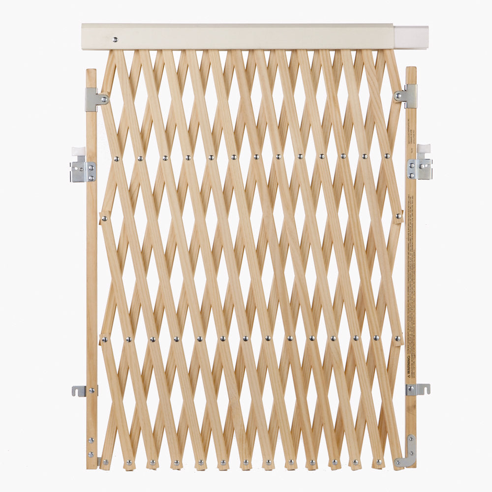 North States Expandable Swing Pet Gate Wood 24 - 60 x 32 For Pet With Love