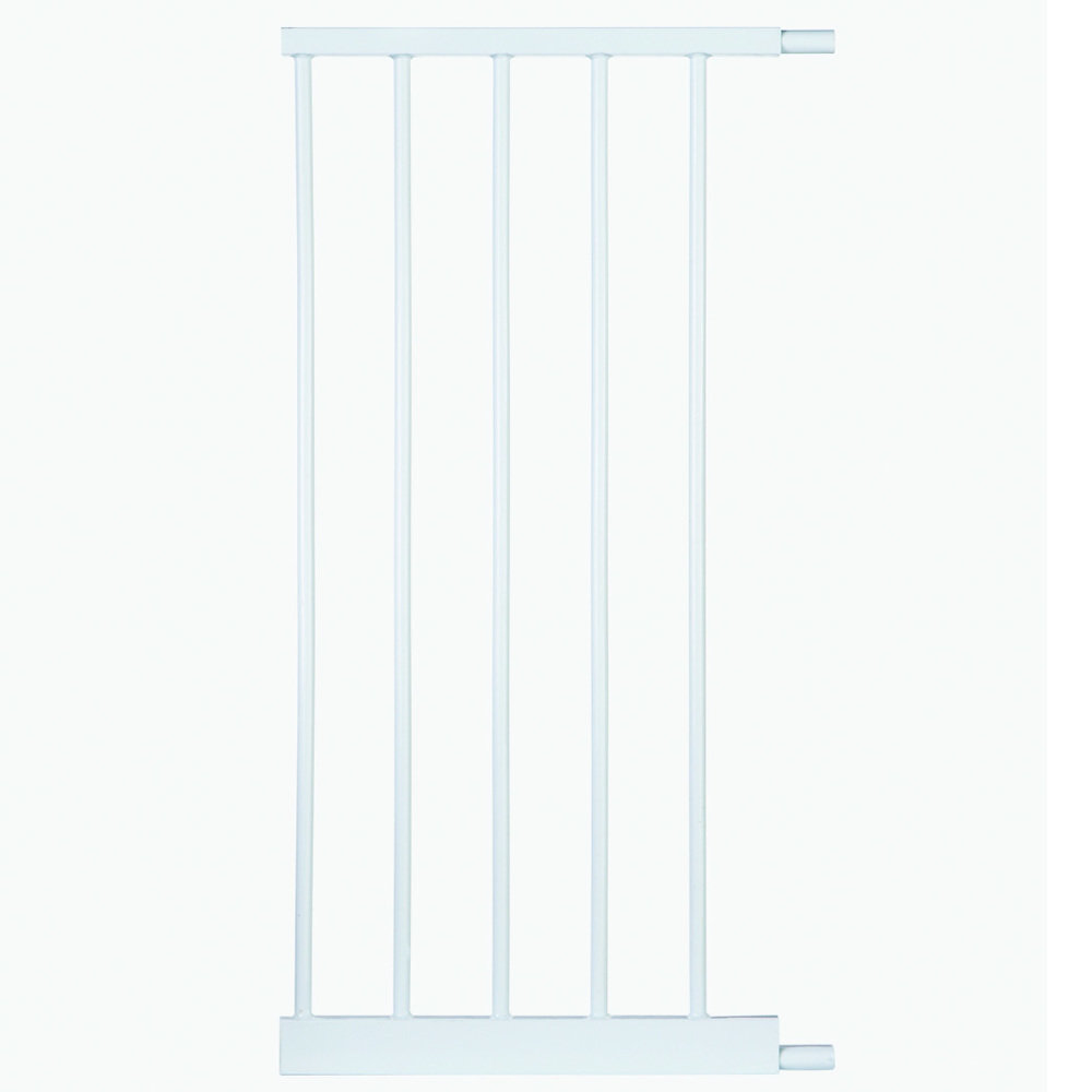 North States Auto-Close Gate 1 Bar Extension White 14 x 30 For Pet With Love