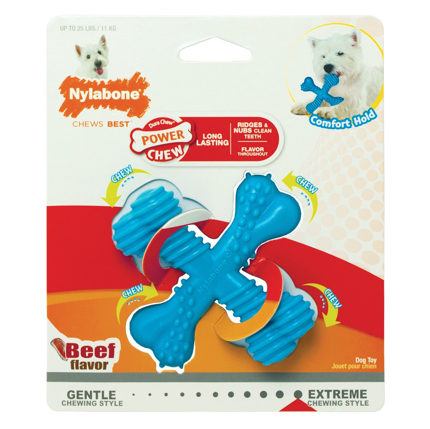 Nylabone Power Chew X Bone Regular For Pet With Love
