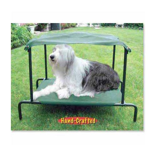 Puppywalk Breezy Bed Outdoor Dog Bed Green 42 x 30 x 32 For Pet With Love