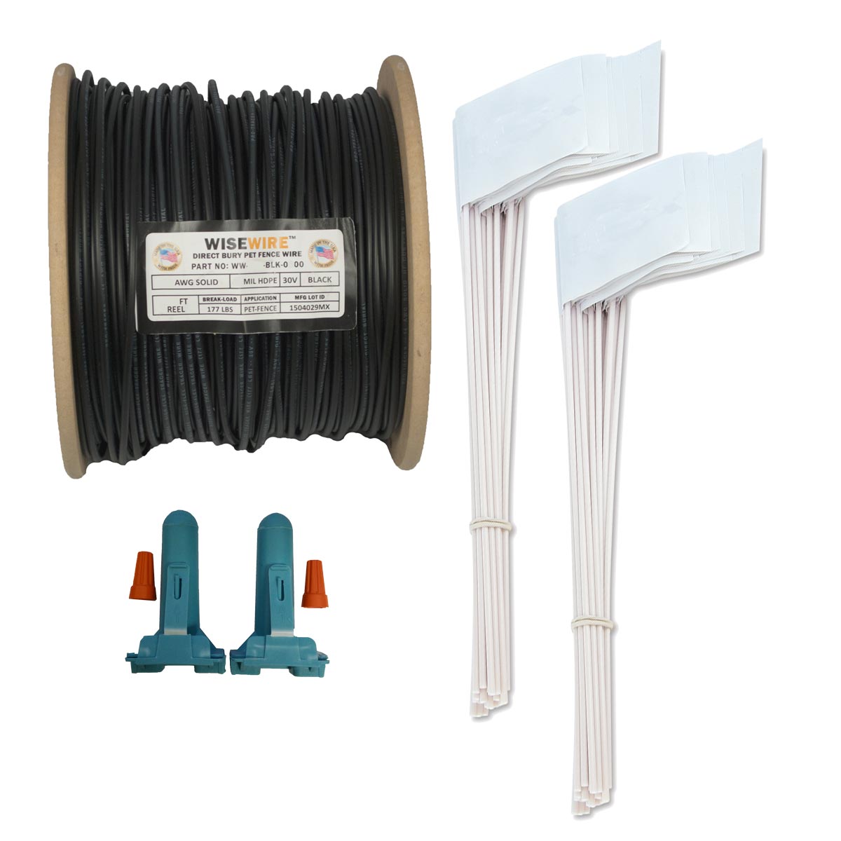 WiseWire 14 gauge Boundary Wire Kit 1000ft For Pet With Love