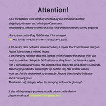 Load image into Gallery viewer, BRINGERPET Dog Nail Grinder (Blue)