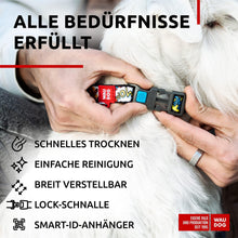 Load image into Gallery viewer, WAUDOG Nylon Dog Collar Adjustable Dog Collar for Large Dogs Small & Medium