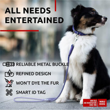 Load image into Gallery viewer, WAUDOG Ultra Soft Rolled Leather Dog Collar for Small Dogs Soft Padded Dog