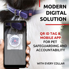 Load image into Gallery viewer, WAUDOG Ultra Soft Rolled Leather Dog Collar for Small Dogs Soft Padded Dog