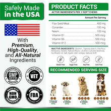 Load image into Gallery viewer, YUMA'S Flea and Tick Prevention for Dogs Made in USA. 170 Chews. Chicken Flavor
