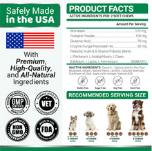 Load image into Gallery viewer, YUMA'S No Poo Coprophagia Deterrent Chews for Dogs. Probiotics & Digestive Enzymes Supplement. Made in USA. 170 Chews.