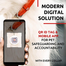 Load image into Gallery viewer, WAUDOG Ultra Soft Rolled Leather Dog Collar for Small Dogs Soft Padded Dog For Pet With Love