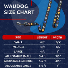 Load image into Gallery viewer, WAUDOG Nylon Dog Leash for Small Dogs and Medium Dogs 4 Ft Strong Dog Leash For Pet With Love