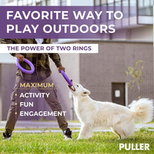 Load image into Gallery viewer, Puller Outdoor Dog Ring Toys Dog Fetch Toy & Tug of War Dog Toy for Small