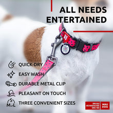 Load image into Gallery viewer, WAUDOG Nylon Dog Leash for Small Dogs and Medium Dogs 4 Ft Strong Dog Leash For Pet With Love