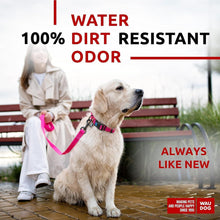 Load image into Gallery viewer, WAUDOG Adjustable Waterproof Heavy Duty Dog Collar with Durable Plastic Buckle and QR Dog Tag. XXLARGE (Pink) For Pet With Love