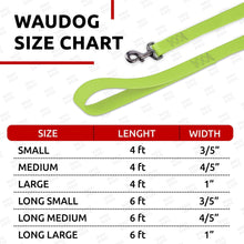 Load image into Gallery viewer, WAUDOG Waterproof Dog Leash 4 Ft 6 Ft Anti Slip Dog Leash for Large Dogs For Pet With Love