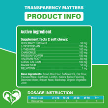 Load image into Gallery viewer, Beloved Pets Hemp Calming & Separation Anxiety Relief Chews for Dogs & Puppies