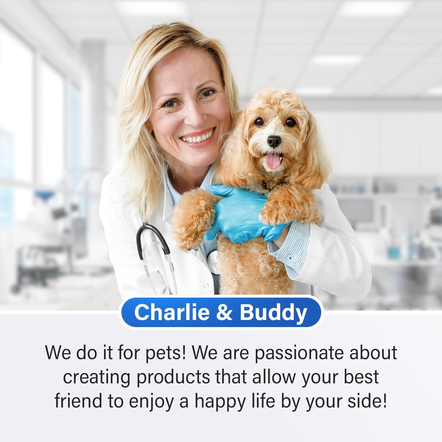 Charlie and Buddy Anxiety Relief Calming Chews for Dogs 90 Chews For Pet With Love