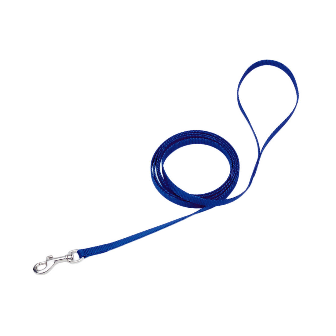 Coastal Pet Products Single-Ply Nylon Dog Leash Blue 3/8 x 72 For Pet With Love