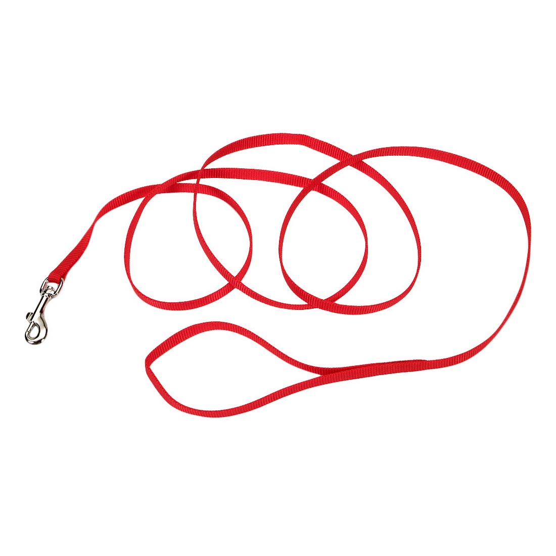 Coastal Pet Products Single-Ply Nylon Dog Leash Red 3/8 x 72 For Pet With Love