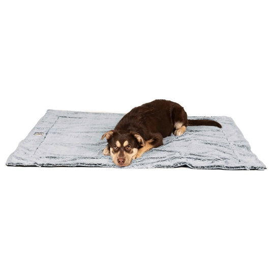 DGS Pet Products Chill Kuzzi FIR Blanket Large Grey 40 x 50 x 0.5 For Pet With Love