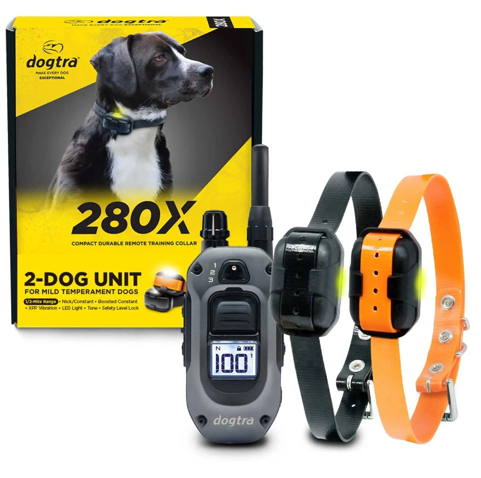 Dogtra 1/2 Mile 2 Dog Remote Trainer Black For Pet With Love