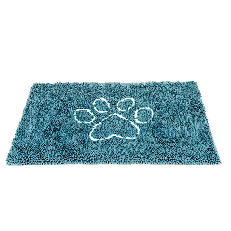 DGS Pet Products Dirty Dog Door Mat Medium Pacific Blue 31 x 20 x 2 For Pet With Love