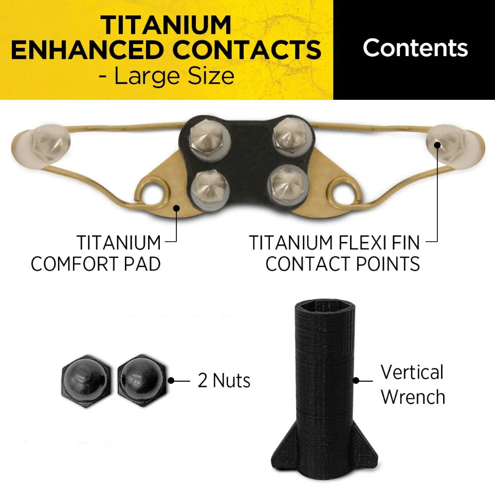Dogtra Titanium Enhanced Contact Point Large For Pet With Love