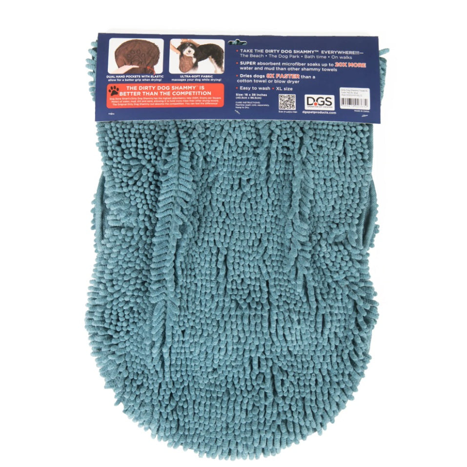 DGS Pet Products Dirty Dog Shammy Towel X-Large For Pet With Love