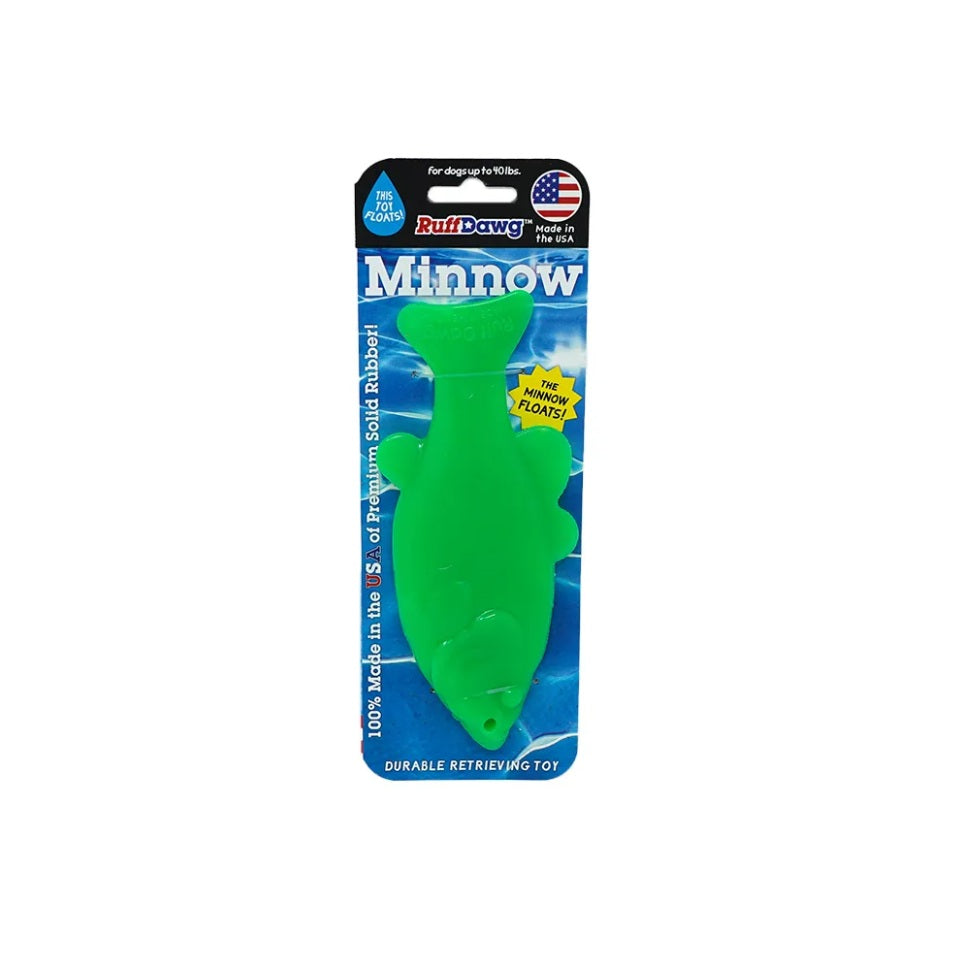 Ruff Dawg Minnow Dog Toy Assorted 6 x 2 x 1 For Pet With Love