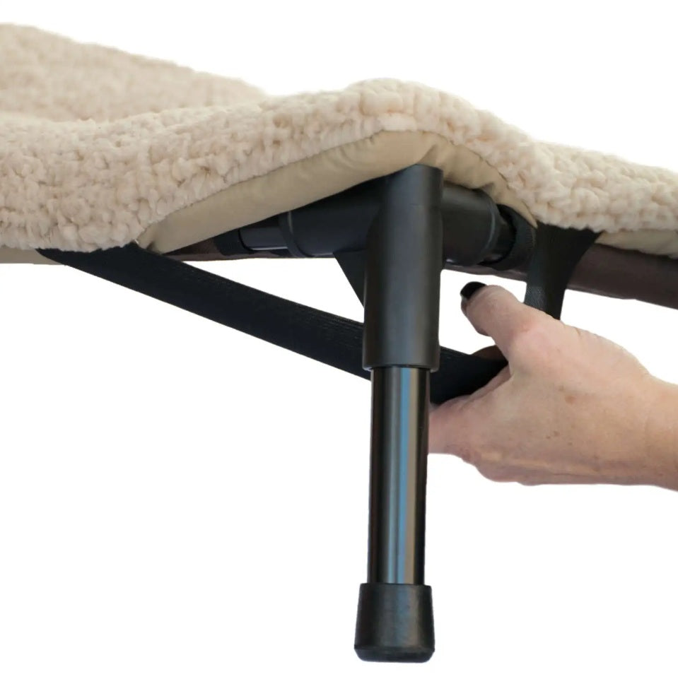 K&H Pet Products Original Pet Cot Pad Medium Beige 25 x 32 x 1.5 For Pet With Love