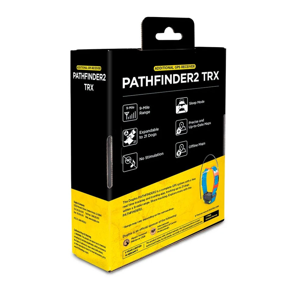 Dogtra Pathfinder2 TRX Extra Receiver Collar Blue For Pet With Love