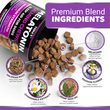 Load image into Gallery viewer, YUMA'S Melatonin Calming Chews and Sleep Aid for Dogs. 170 chews For Pet With Love
