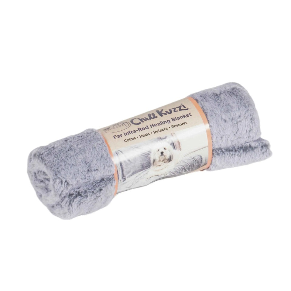 DGS Pet Products Chill Kuzzi FIR Blanket Medium Blue 30 x 40 x 0.5 For Pet With Love
