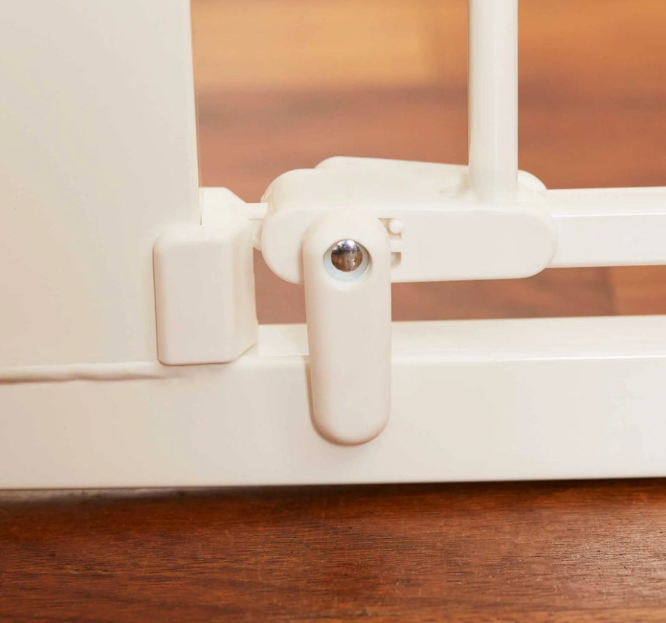 North States MyPet Extra Tall and Wide Walk Thru EasyPass Pet Gate 5459 1.75 x 29.75-52 x 41 For Pet With Love