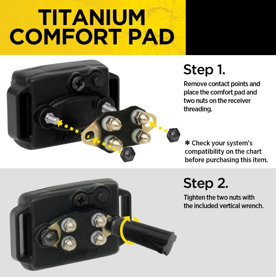 Dogtra Titanium Comfort Pad For Pet With Love