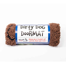 Load image into Gallery viewer, DGS Pet Products Dirty Dog Door Mat Small Brown 23 x 16 x 2 For Pet With Love
