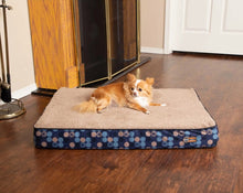 Load image into Gallery viewer, K&amp;H Pet Products Superior Orthopedic Dog Bed Small Navy Blue 27 x 36 x 4 For Pet With Love
