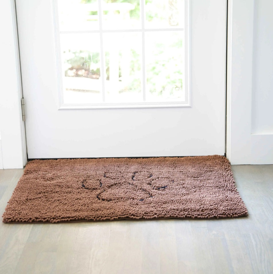 DGS Pet Products Dirty Dog Door Mat Medium Almond 31 x 20 x 2 For Pet With Love