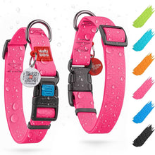 Load image into Gallery viewer, Waterproof Dog Collar   Adjustable Dog Collar for Large Dogs Small and Medium
