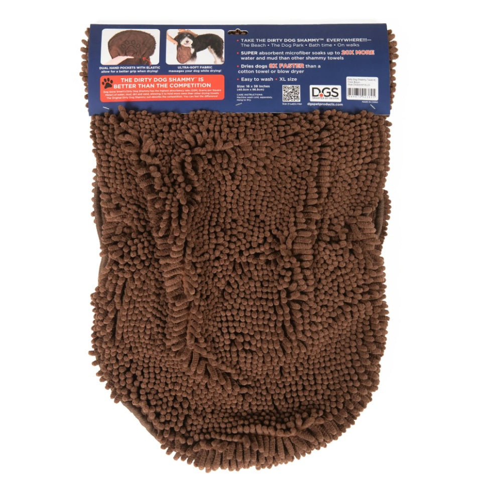 DGS Pet Products Dirty Dog Shammy Towel X-Large For Pet With Love