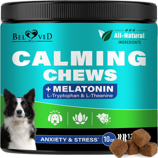 Beloved Pets Hemp Calming & Separation Anxiety Relief Chews for Dogs & Puppies For Pet With Love