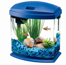 Load image into Gallery viewer, Aqueon MiniBow LED Aquarium Kit 1 Gallon Blue 8.5 x 6.25 x 9.25 For Pet With Love
