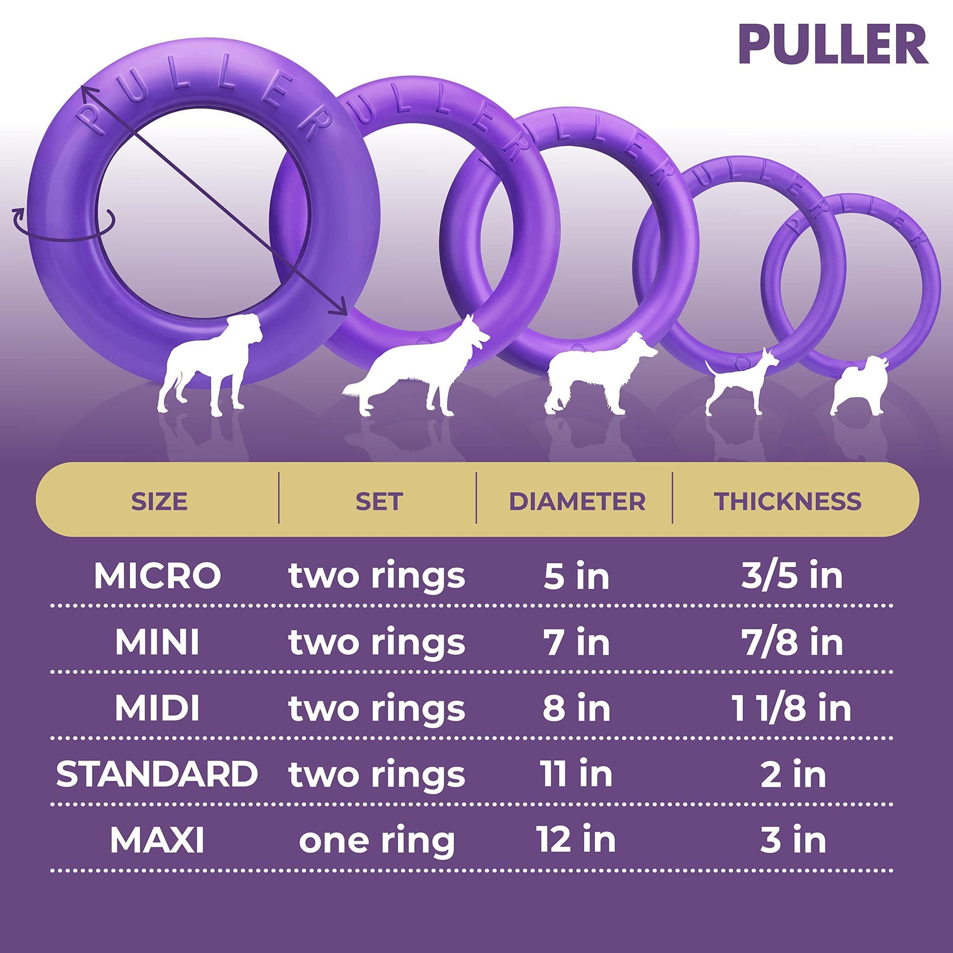Puller Outdoor Dog Ring Toys   Dog Fetch Toy & Tug of War Dog Toy for Small For Pet With Love